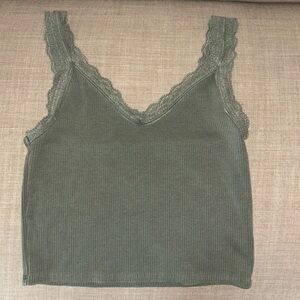 American Eagle XS Sage Green Tank Top